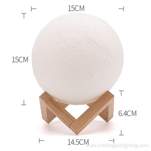 3D Printing Remote Controlled Dimmable Moon Light